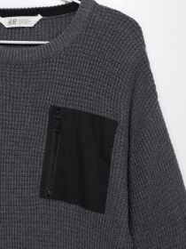 Джемпер H&M модель 07436811_т.сірий Фото