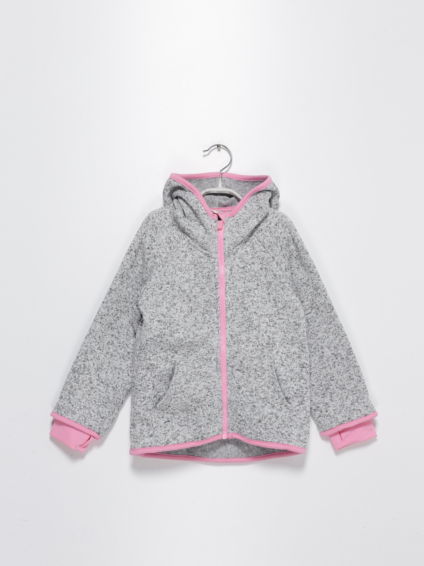 Спортивна кофта H&M модель 0749823_сірий комб. Фото