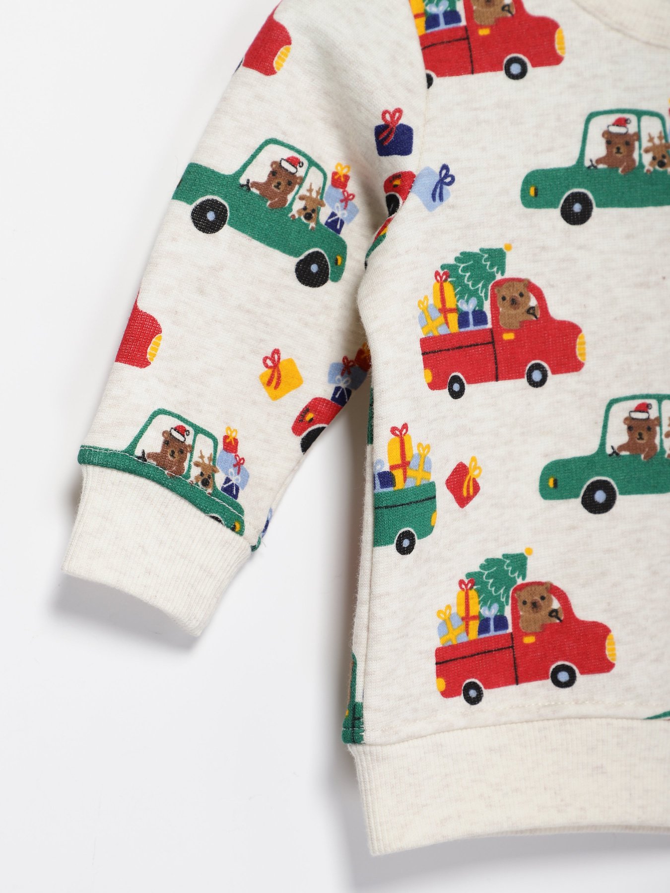 Свитшот H&M модель 0762749_с.бежевий комб. Фото