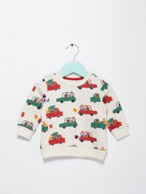 Свитшот H&M модель 0762749_с.бежевий комб. Фото