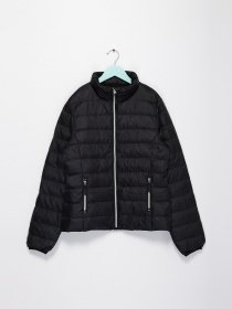 Пуховик H&M модель 07650461_чорний Фото