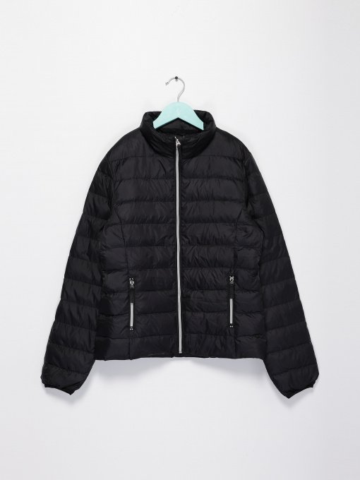 Пуховик H&M модель 07650461_чорний Фото