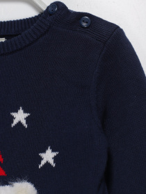 Джемпер H&M модель 0772486_т.синій комб. Фото