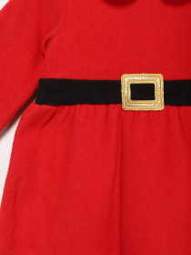 Платье миди H&M модель 07862071_червоний комб. Фото