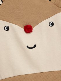 Свитшот H&M модель 0791589_с.коричневий комб. Фото