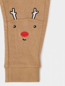 Штаны спортивные H&M модель 07915896_с.коричневий комб. Фото