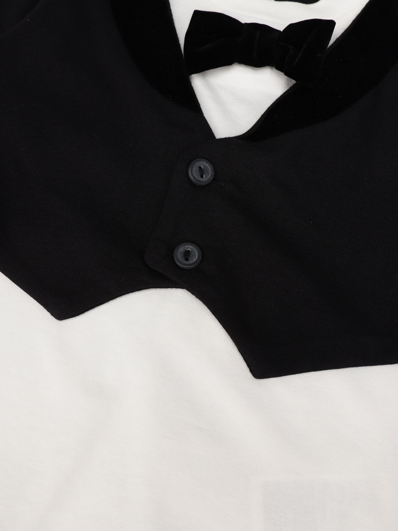 Лонгслив H&M модель 0808966_білий з чорним Фото