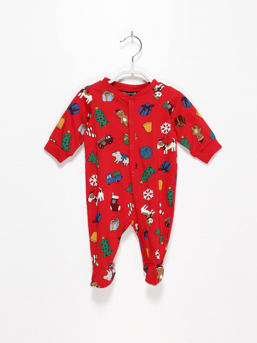 Чоловічок H&M Модель 0820462_червоний комб. Фото