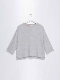 Лонгслів H&M модель 08238891_сірий комб. Фото