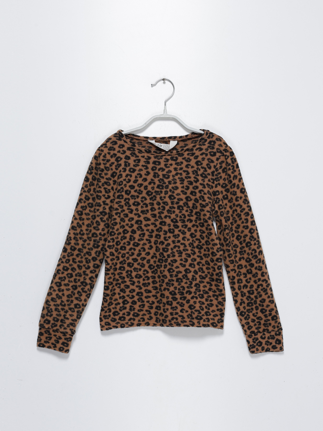 Джемпер H&M модель 0836048_коричневий комб. Фото