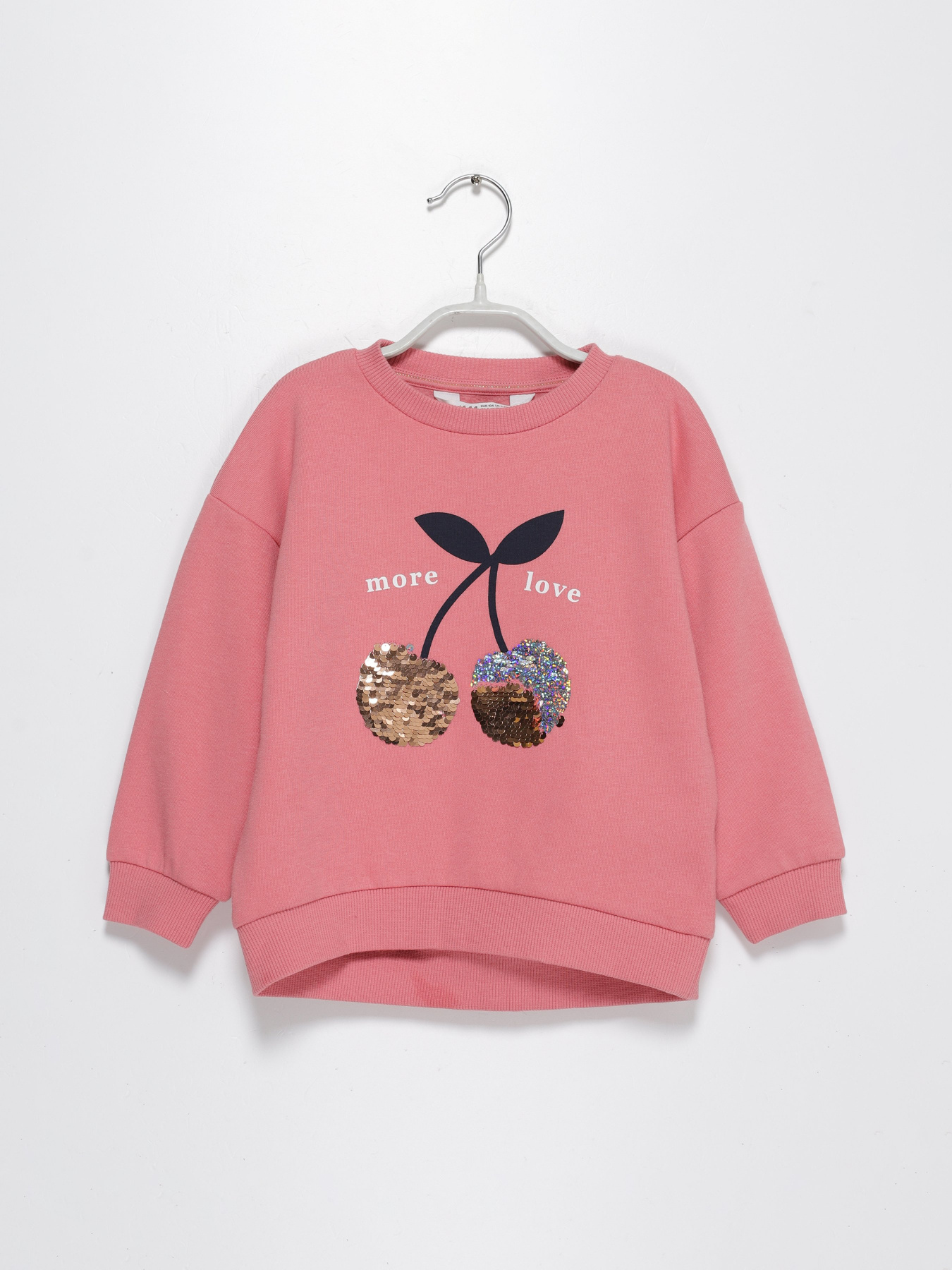 Свитшот H&M модель 0852257_рожевий Фото