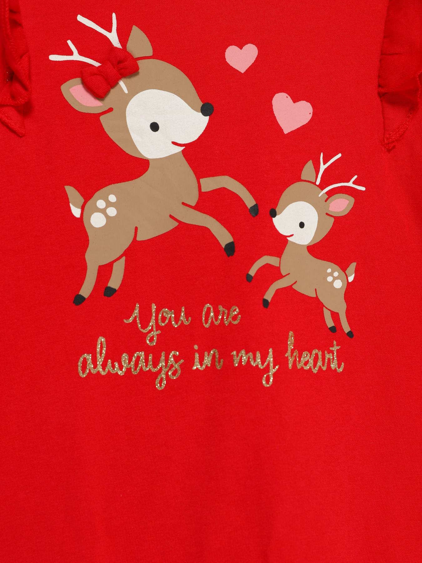 Лонгслив H&M модель 08657907_червоний комб. Фото