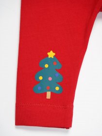 Штани повсякденні H&M модель 08664820_червоний комб. Фото