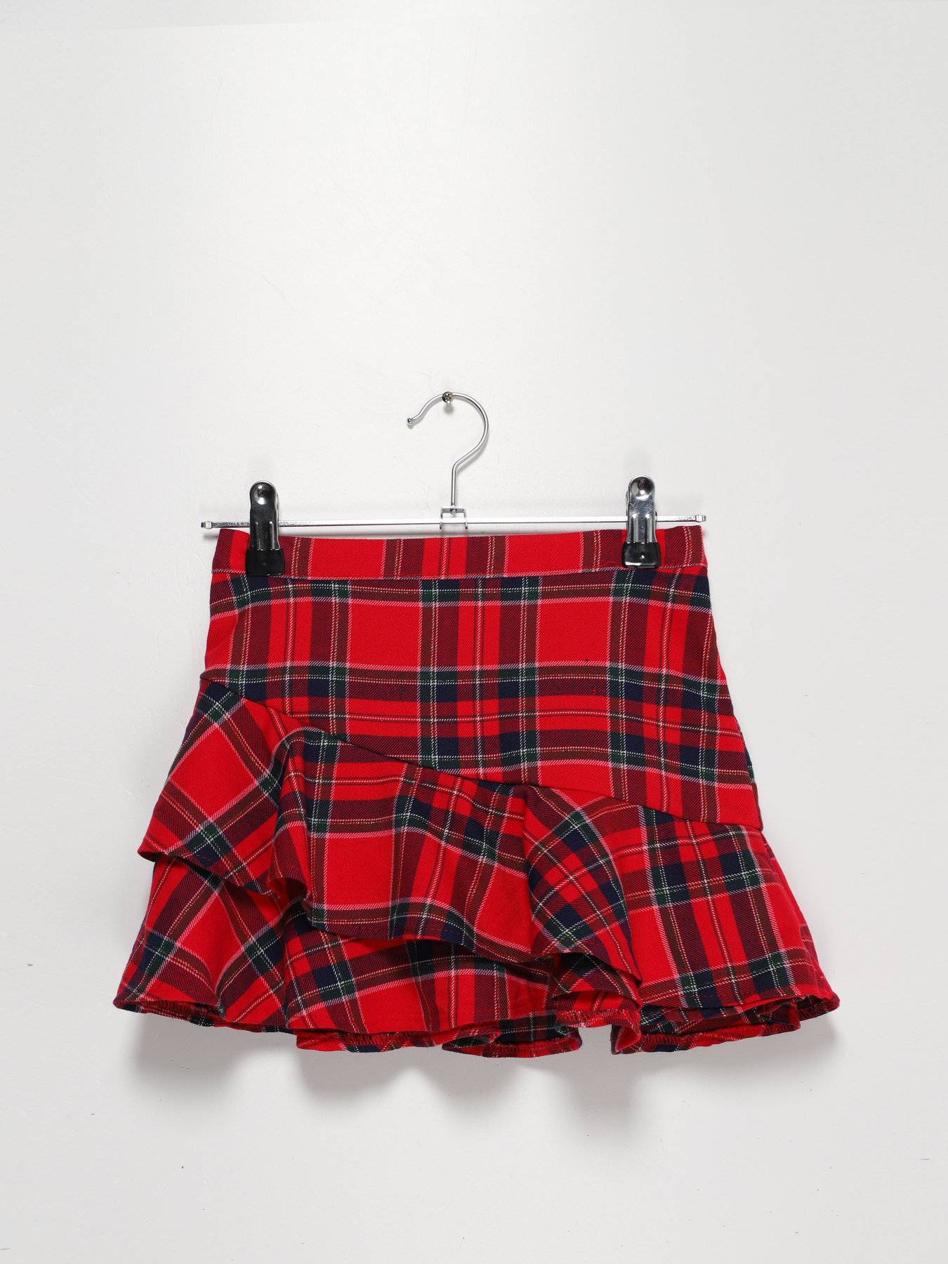 Юбка миди H&M модель 0872573_червоний комб. Фото