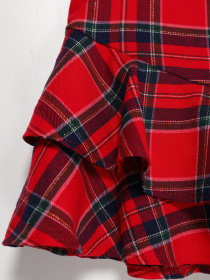 Юбка миди H&M модель 0872573_червоний комб. Фото