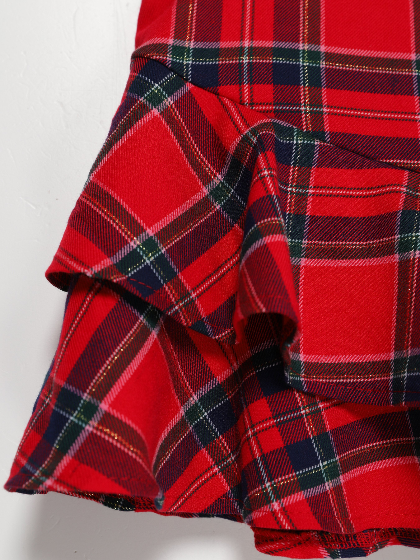 Спідниця міді H&M модель 0872573_червоний комб. Фото