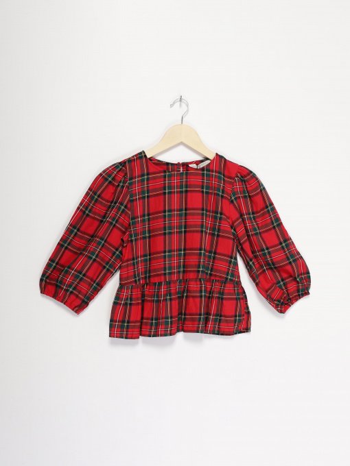 Блуза H&M модель 0877549_червоний комб. Фото