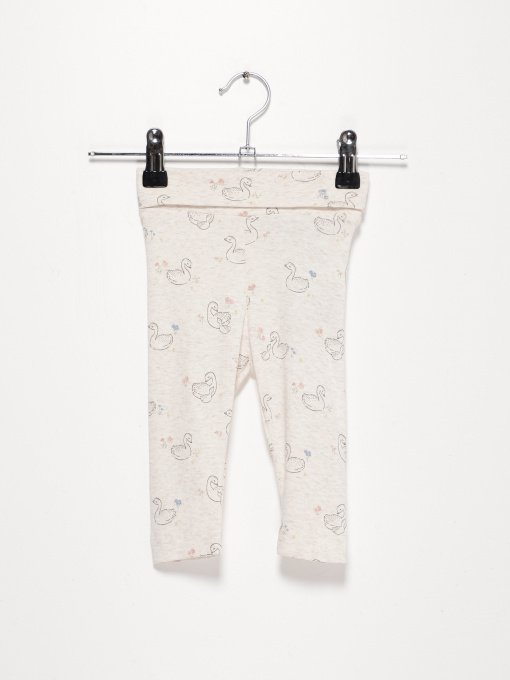 Леггинсы H&M модель 0814299_с.бежевий комб. Фото