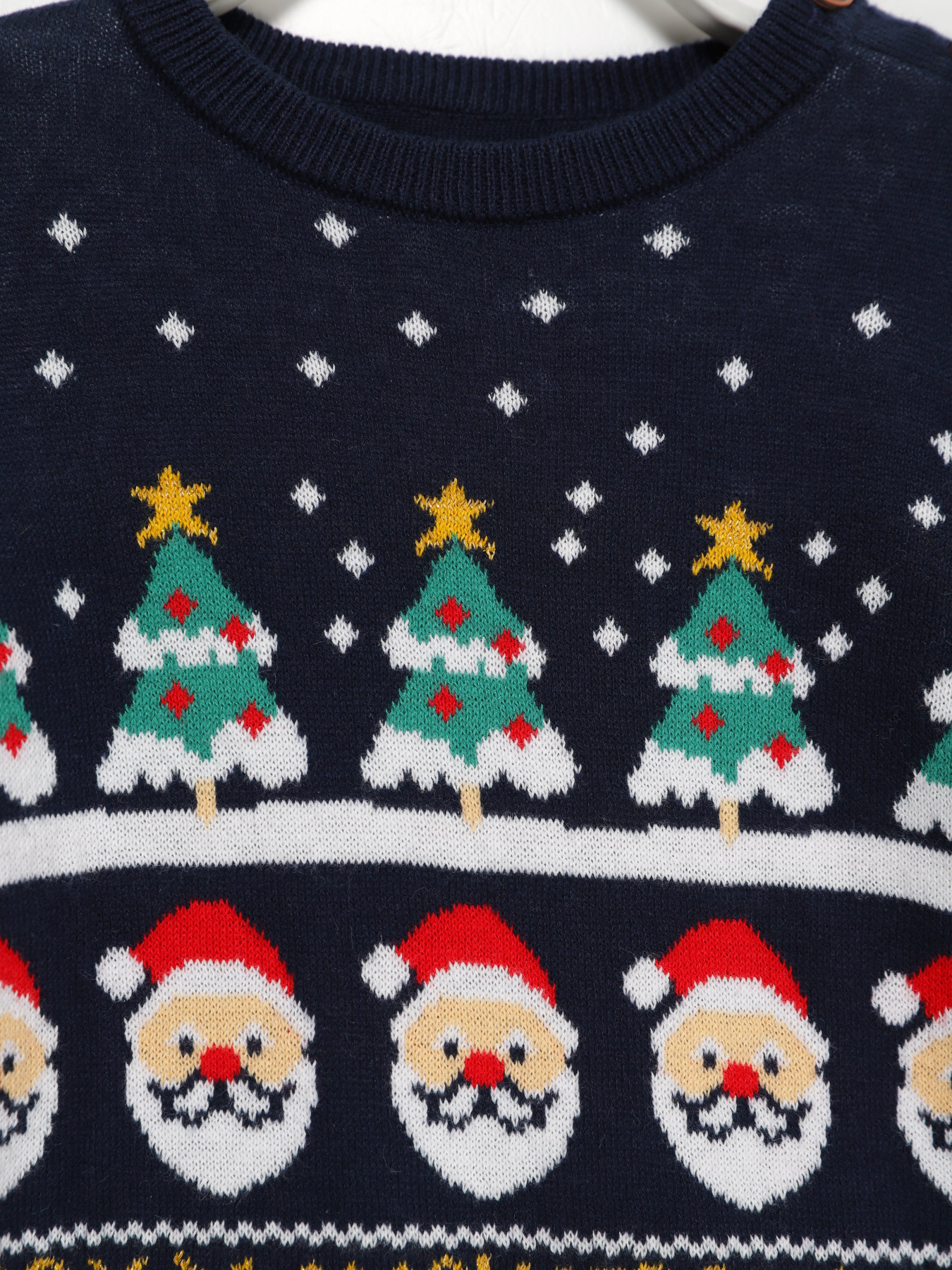 Джемпер H&M модель 0884900_т.синій комб. Фото