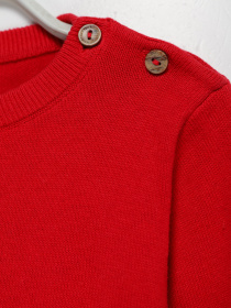 Джемпер H&M модель 0890959_червоний комб. Фото