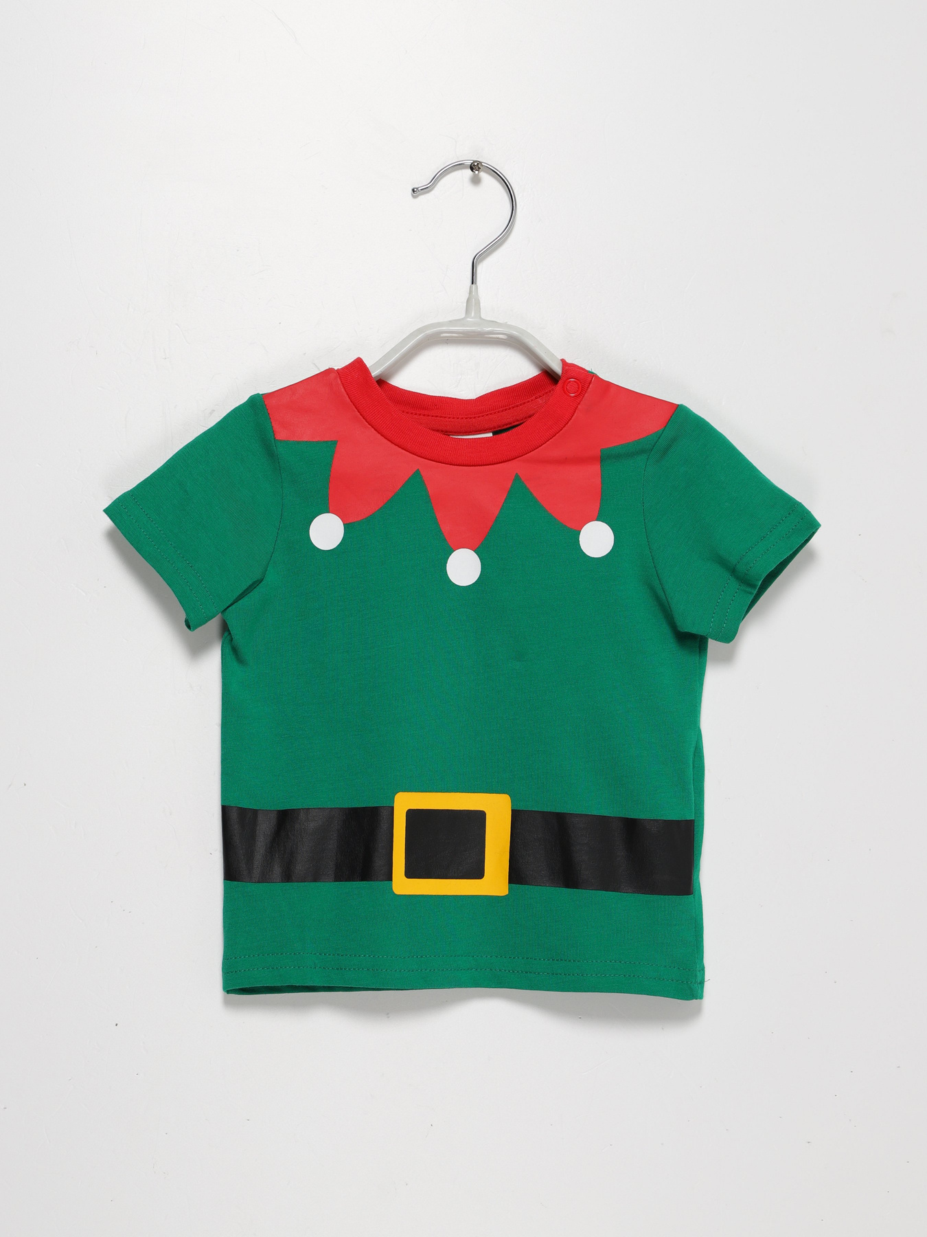 Футболка H&M модель 09500558_зелений комб. Фото