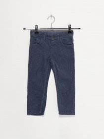 Брюки повседневные H&M модель 0151212_синій Фото