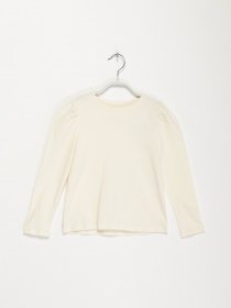 Лонгслів H&M модель 0214040_молочний Фото