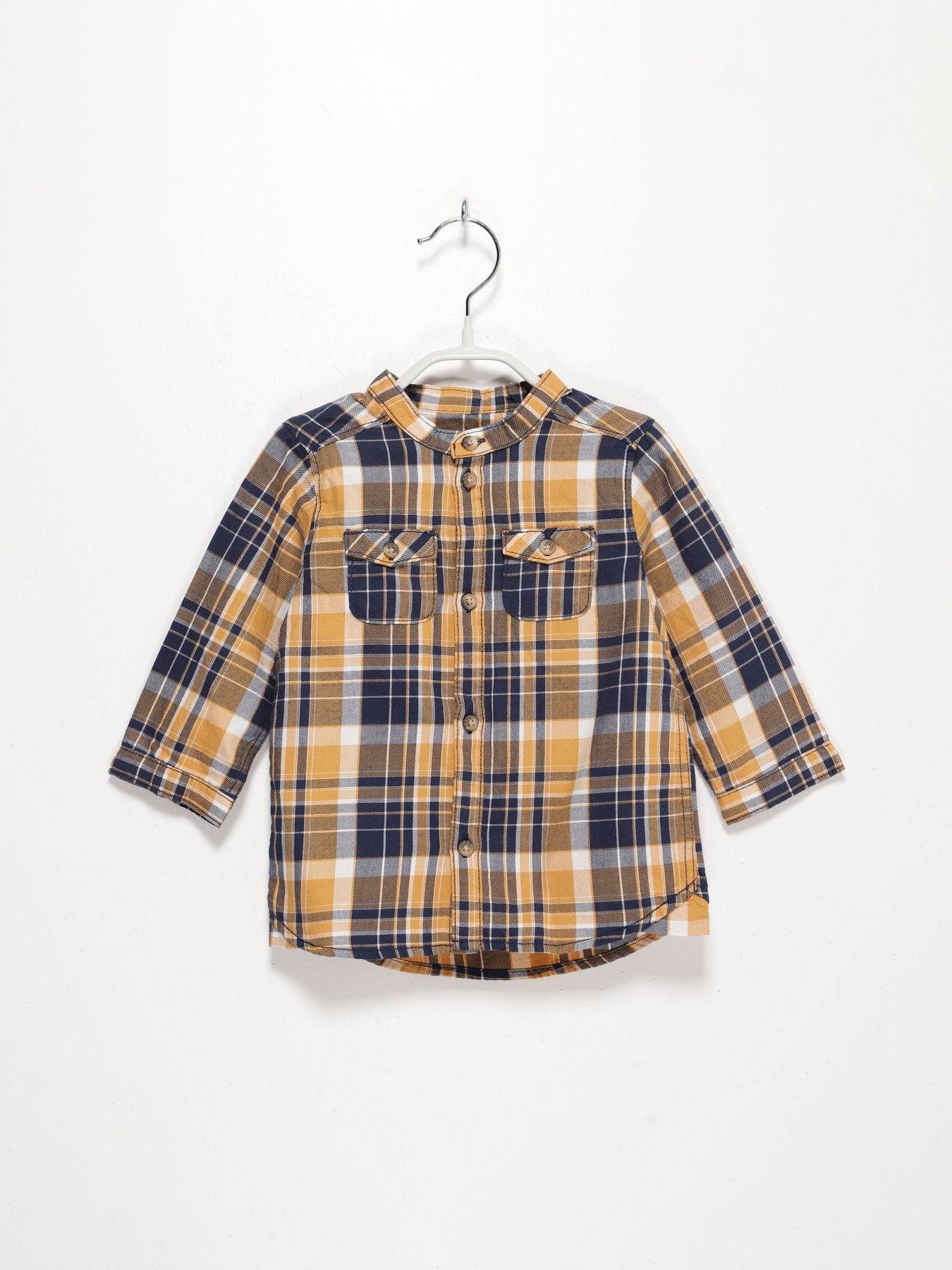 Рубашка повседневная H&M модель 0219179_комб. Фото