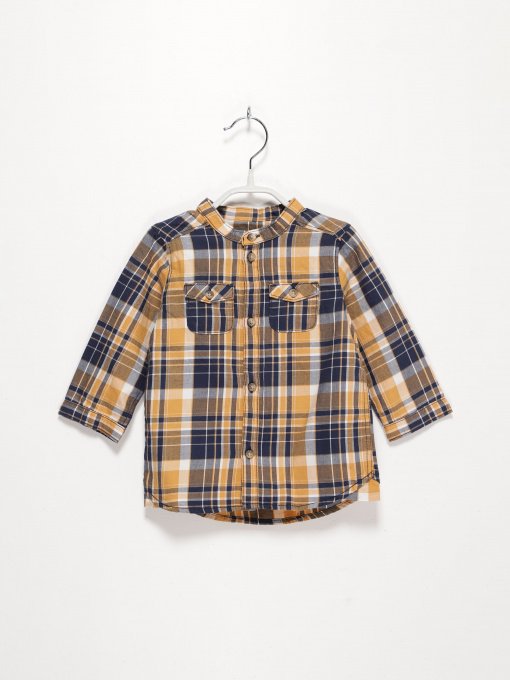 Рубашка повседневная H&M модель 0219179_комб. Фото