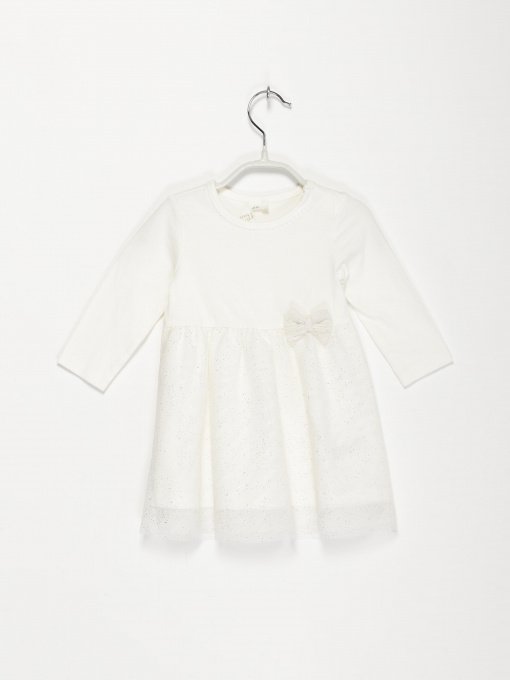 Платье мини H&M модель 0246710_білий Фото