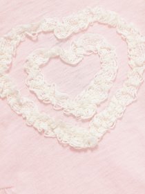 Лонгслив H&M модель 0301218_с.рожевий з білим Фото