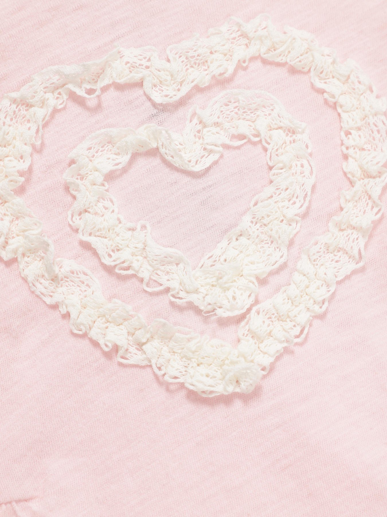 Лонгслив H&M модель 0301218_с.рожевий з білим Фото