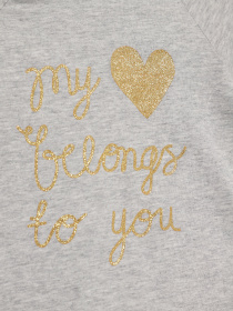 Лонгслив H&M модель 0314479_сірий комб. Фото