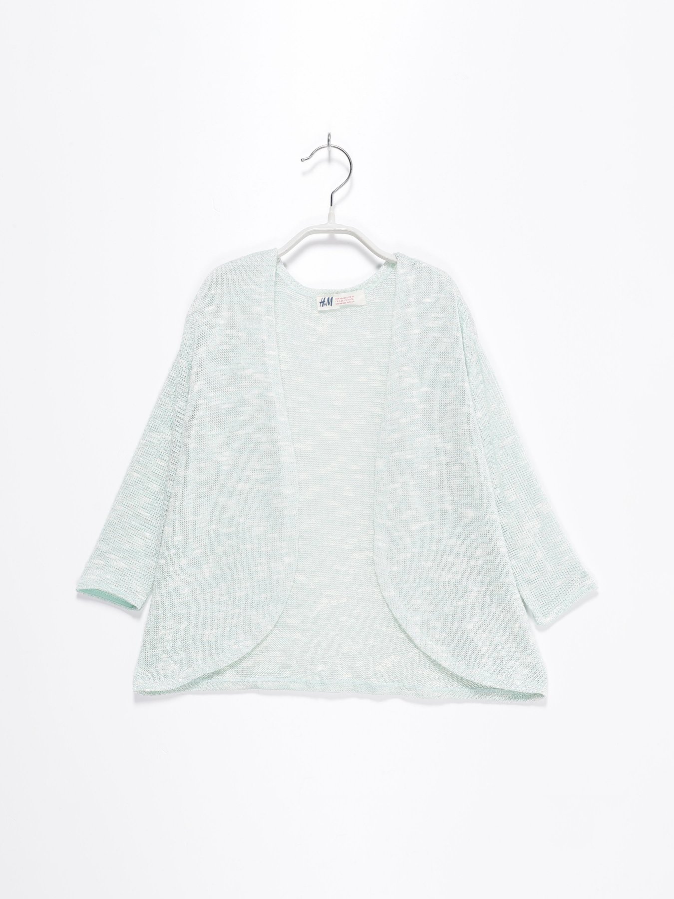 Кардиган H&M модель 0348757_с.зелений комб. Фото