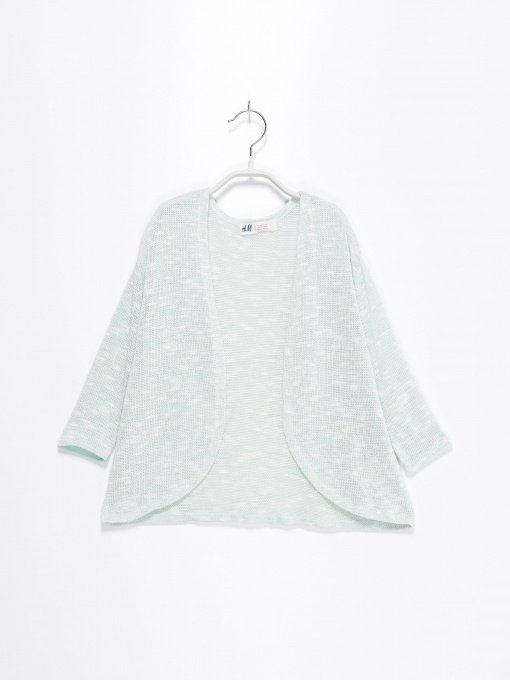 Кардиган H&M модель 0348757_с.зелений комб. Фото