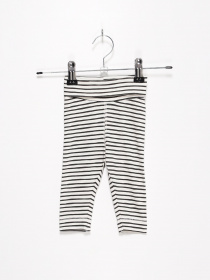 Брюки повседневные H&M модель 036934535_білий з чорним Фото