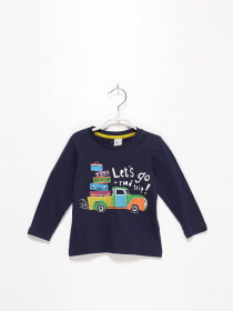 Лонгслив H&M Pure Clean модель 0389494_т.синій Фото