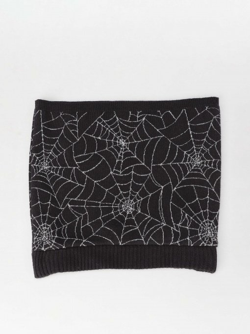 Спідниця міні H&M модель 0389983_чорний комб. Фото