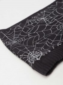 Юбка мини H&M модель 0389983_чорний комб. Фото