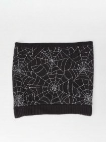 Юбка мини H&M модель 0389983_чорний комб. Фото