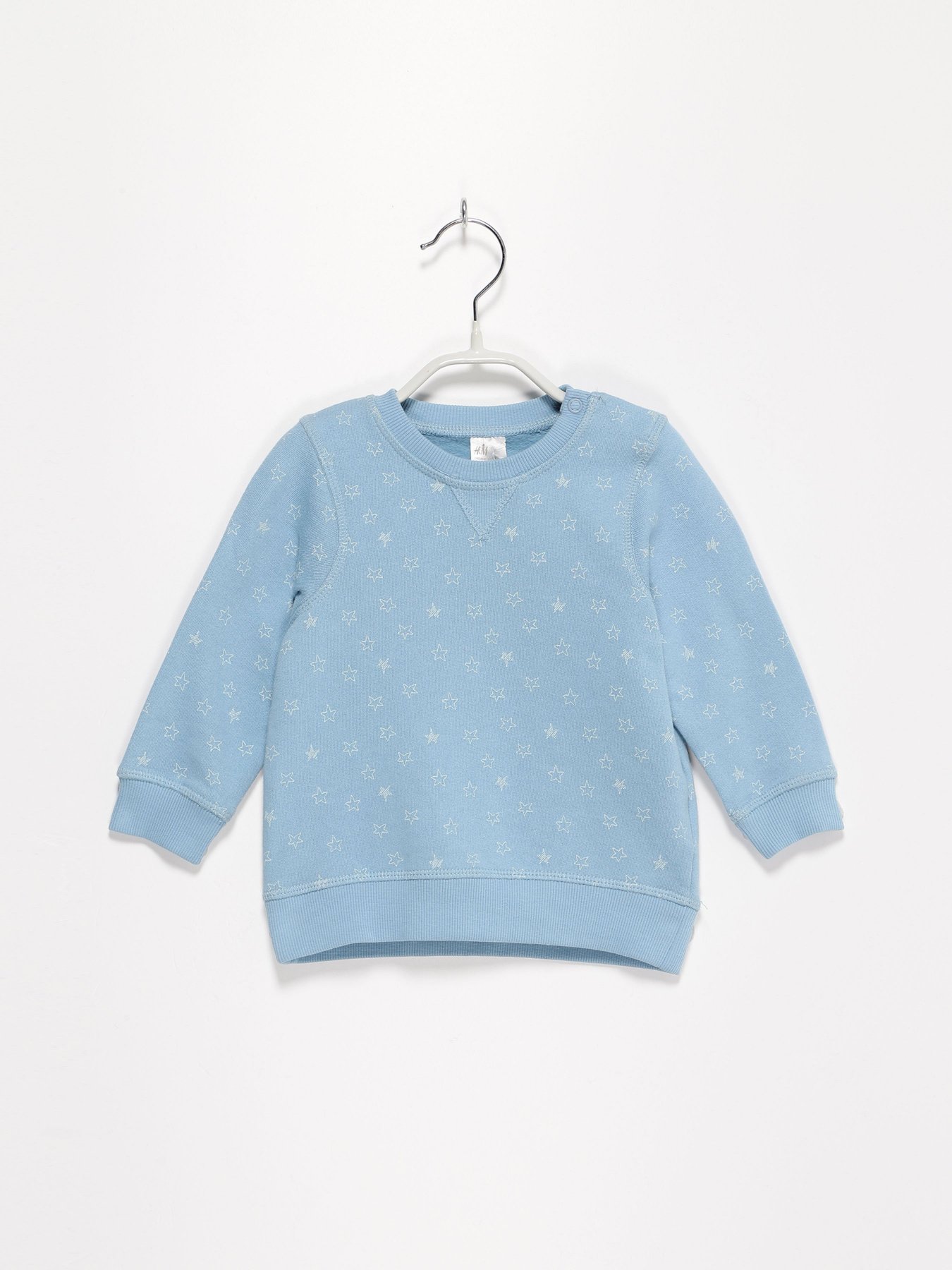 Світшот H&M модель 0397524_с.синій комб. Фото