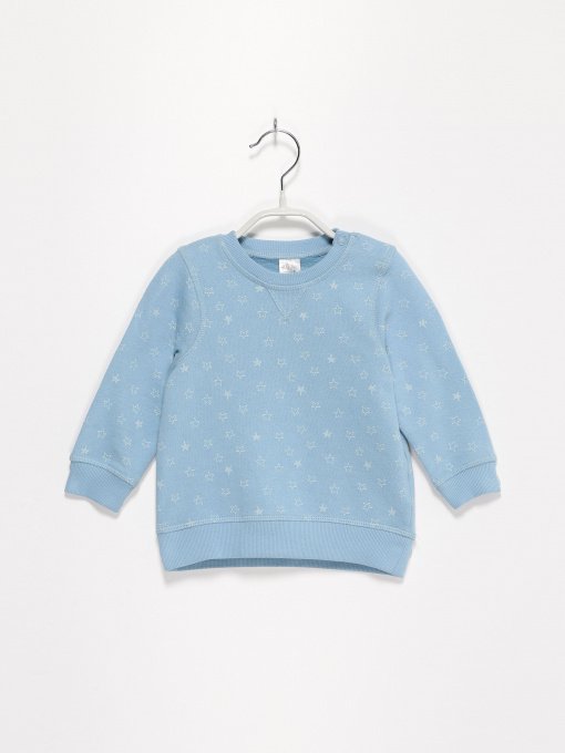 Світшот H&M модель 0397524_с.синій комб. Фото