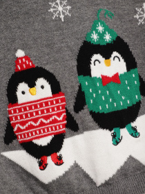 Джемпер H&M модель 0405833_сірий комб. Фото