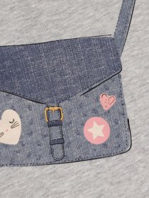 Лонгслив H&M модель 0429006_с.сірий комб. Фото