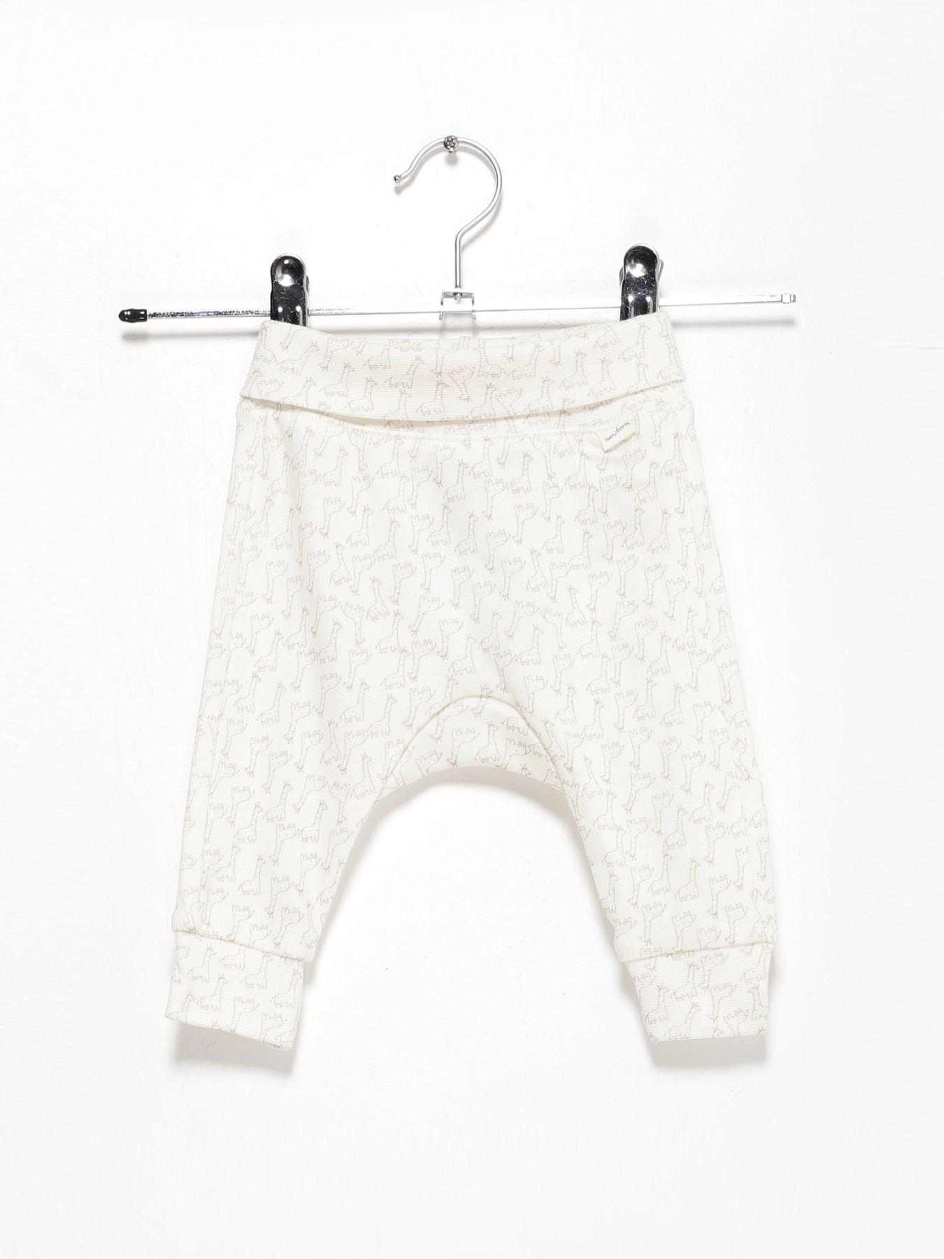 Брюки повседневные H&M модель 0827227_білий комб. Фото