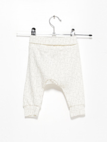 Брюки повседневные H&M модель 0827227_білий комб. Фото