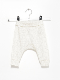 Брюки повседневные H&M модель 0827227_білий комб. Фото