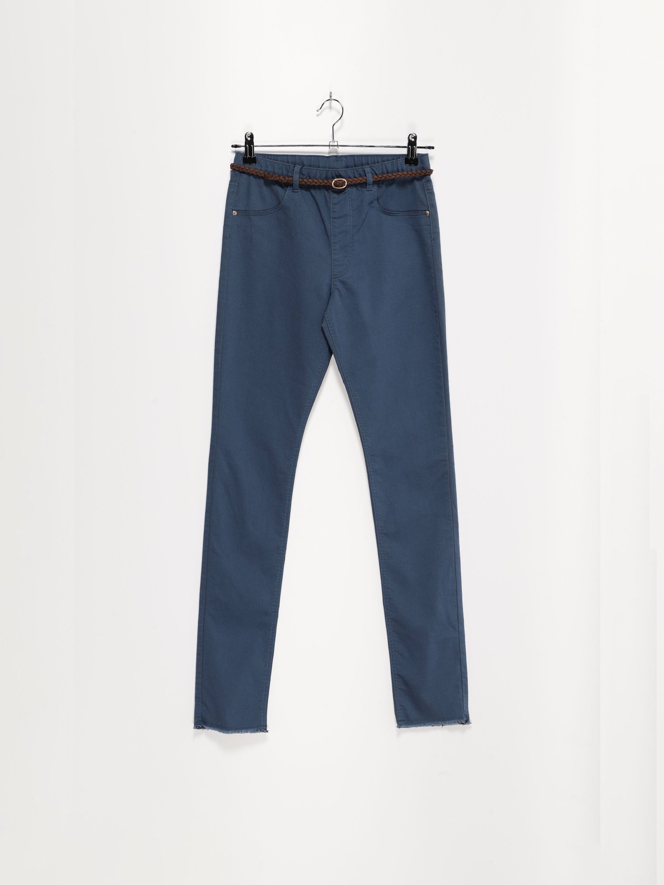 Брюки повседневные H&M модель 04490455_синій Фото