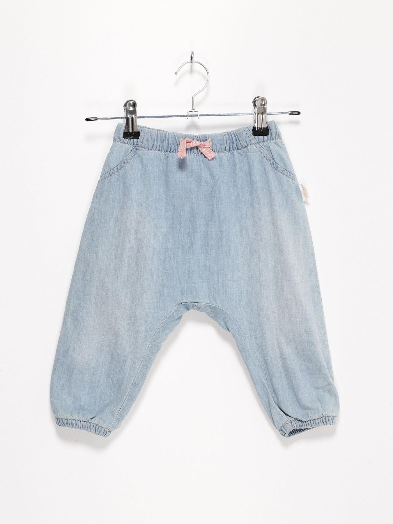 Брюки повседневные H&M модель 0450314_блакитний Фото