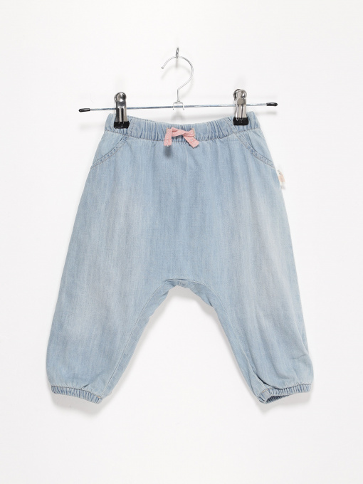 Повседневные штаны H&M модель 0450314_блакитний Фото